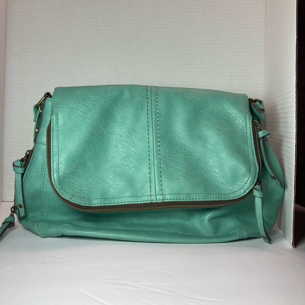 Western Turquoise Leather Purse